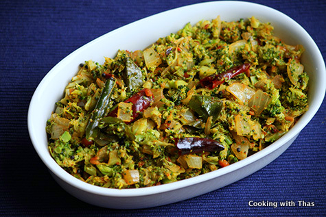 broccoli thoran- stir fry