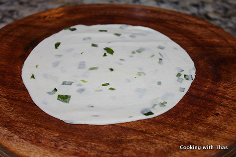 green onion dough