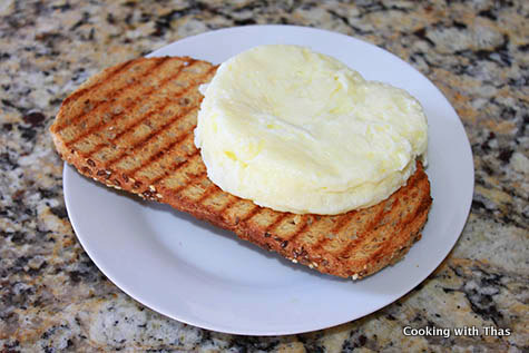 egg white sandwich