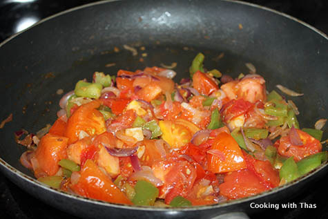 how to make green pepper and tomato chutney