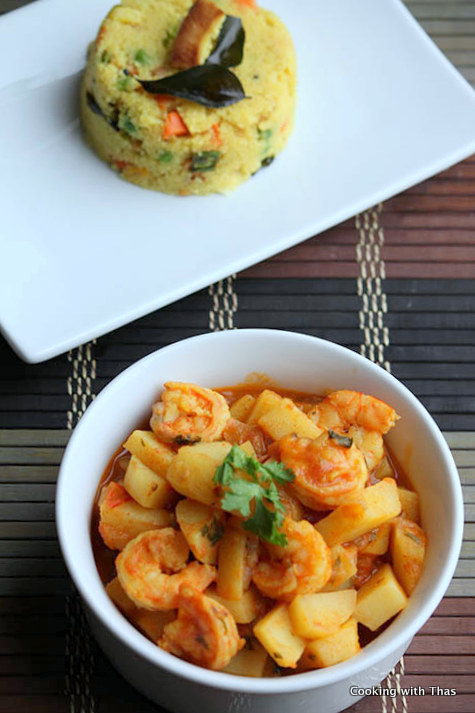 shrimp potato curry