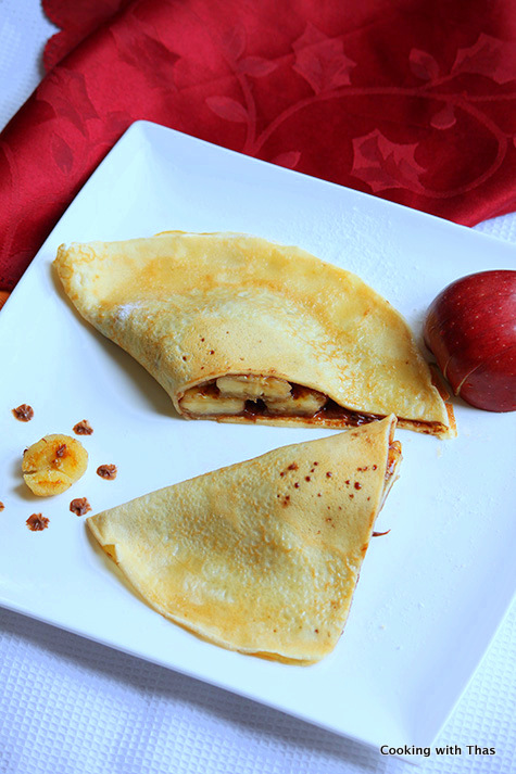 Crepes with Nutella and Bananas