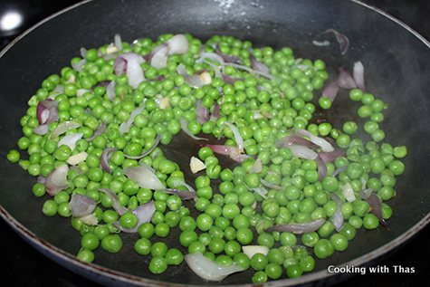 cooking peas