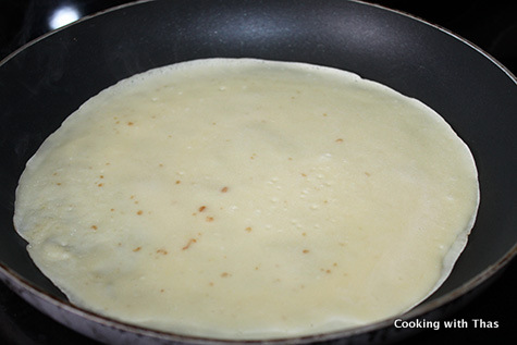 making crepes