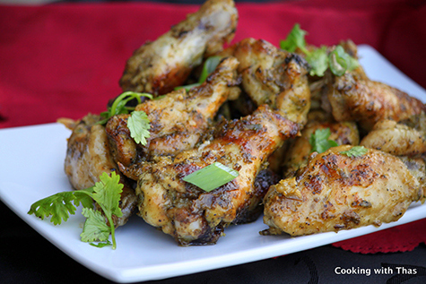 Asian style chicken wings