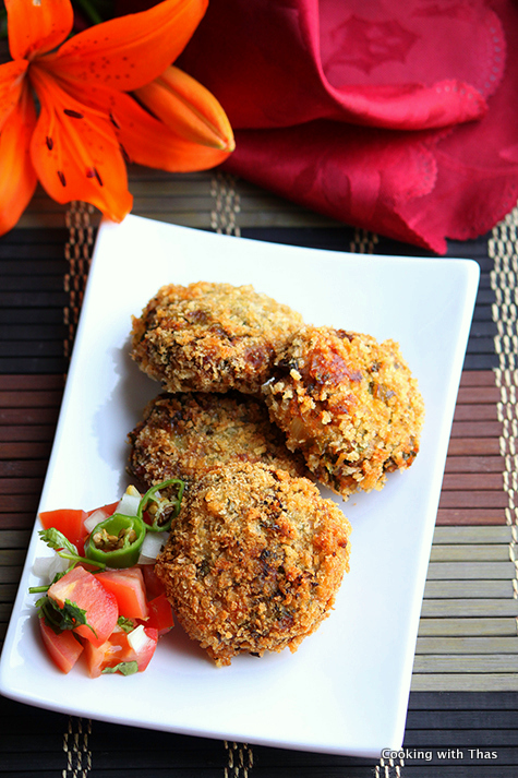 Chicken Kale cutlet