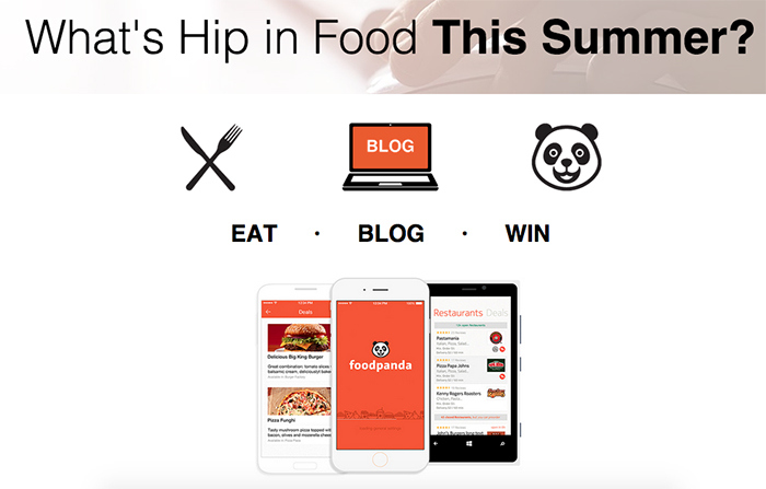 Foodpanda Blogger contest