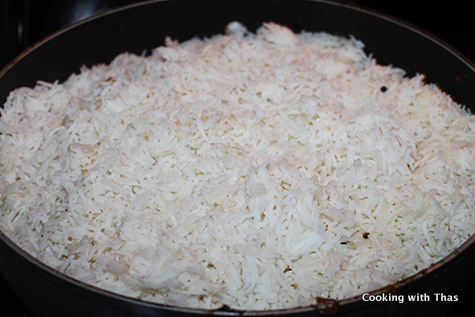 layering rice