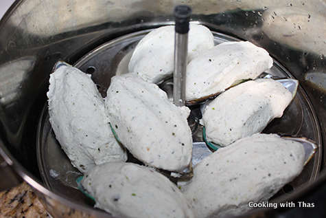 stuffed mussels