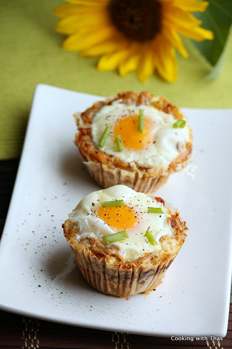 Hashbrown egg cups