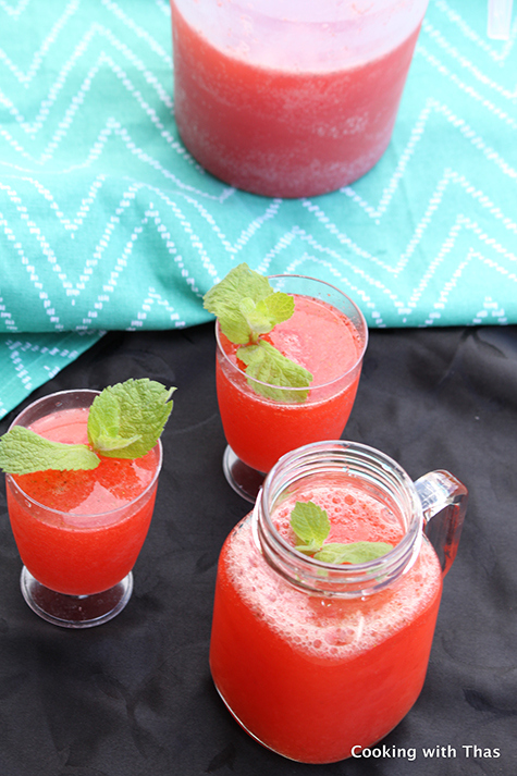 strawberry mocktail