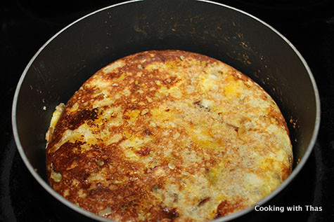 making plantain cake