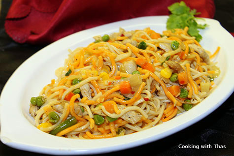 chicken chow mein noodles