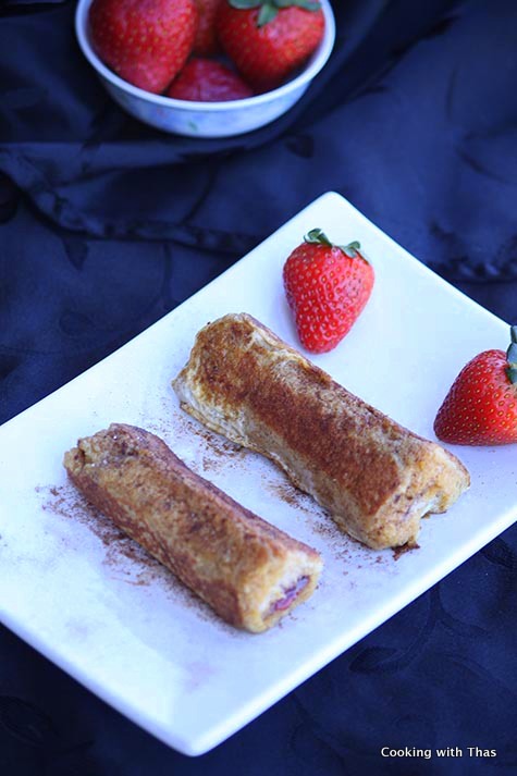 French Toast-Roll Ups