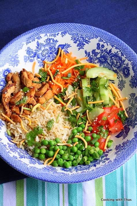 asian rice bowl