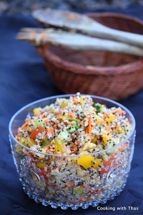 healthy quinoa salad