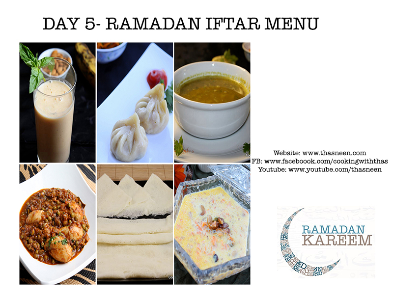 Day 5 Ramadan Iftar Menu