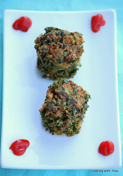 Kale Fritters