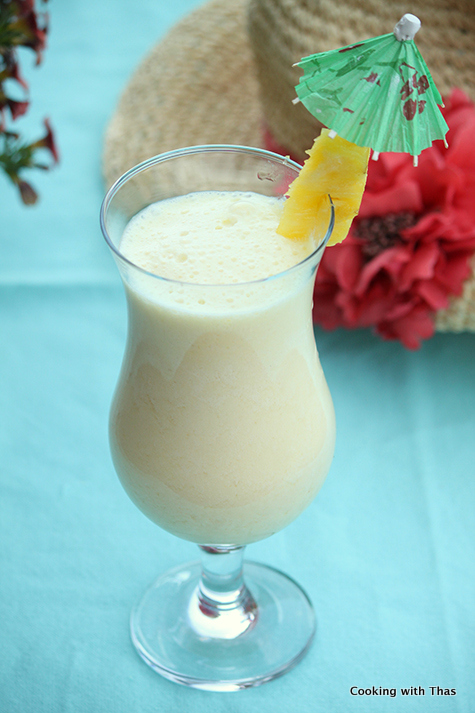 Virgin Pina Colada Recipe - Cooking with Thas - Healthy Recipes
