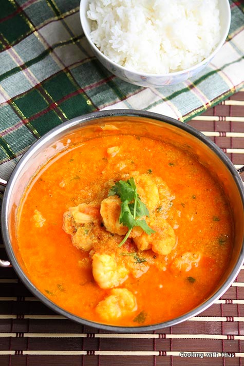 Shrimp Curry Goan Style