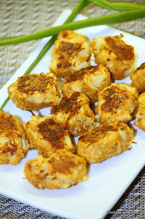 Baked Cauliflower Tots