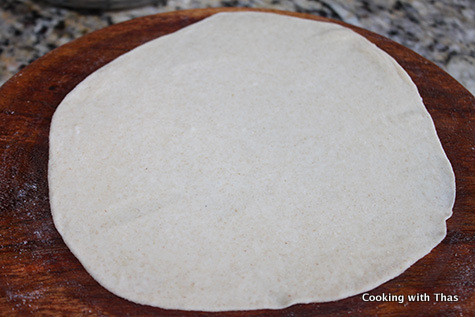 rolled samosa dough