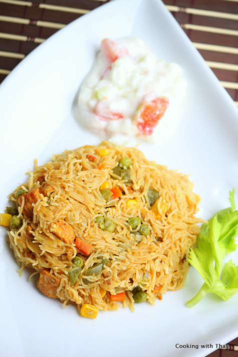 30 Minute Healthy Meal Plan 3 | Mixed Veggie Vermicelli | Air Fried ...