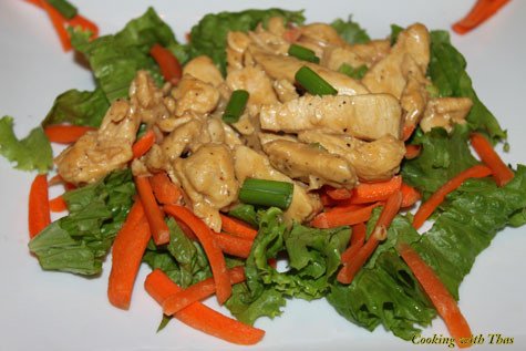 Orange chicken Salad