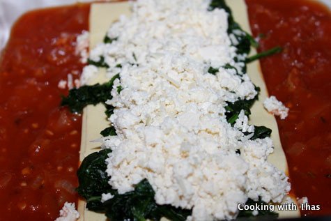 Assembling Lasagna