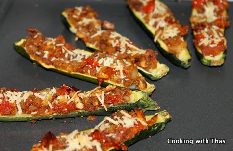 Baked Cheesy Zucchini