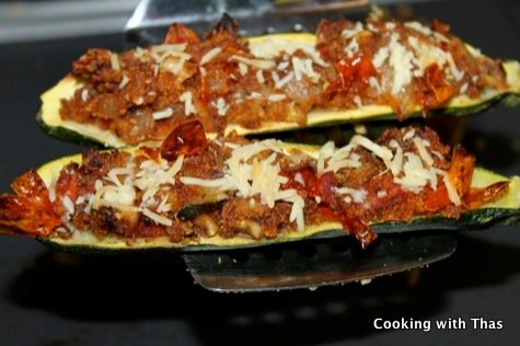 Baked Cheesy Zucchini