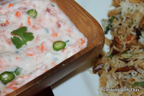 Carrot Raita