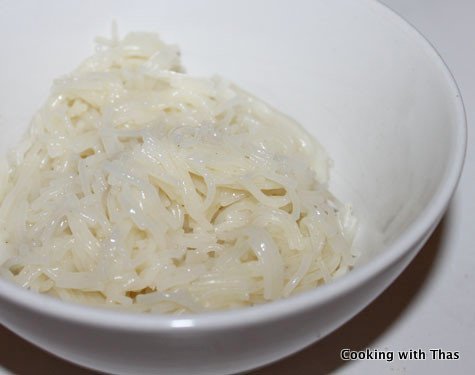 Cooked vermicelli