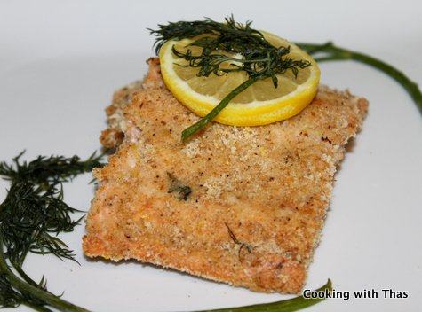 Baked succulent Salmon