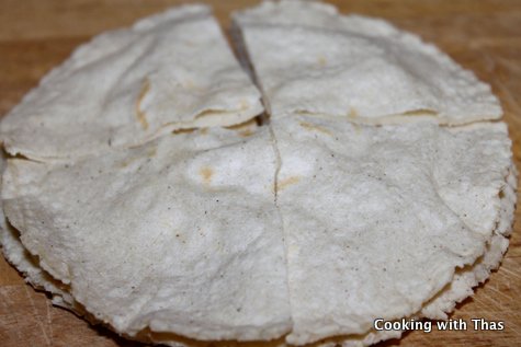 Cutting tortillas