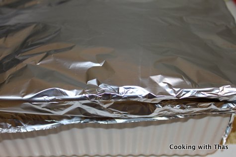 Fried Chicken Biryani baking