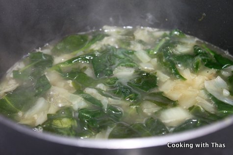 almond spinach couscous