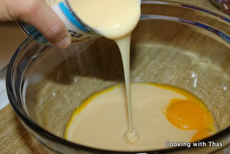 egg yolks-condensed milk