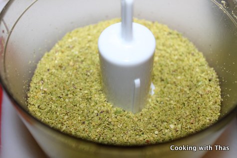 ground -pistachios