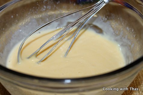 making lemon pie filling