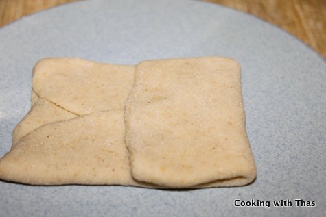 making paratha
