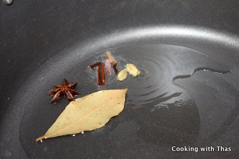 Making spicy crab roast
