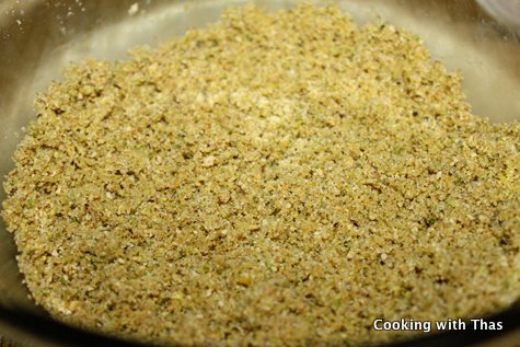 pistachio Graham-cracker crust