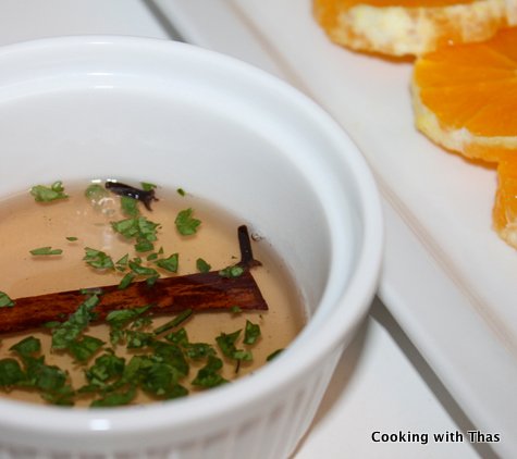 Sugar-clove-cinnamon syrup