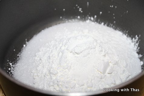 corn starch+sugar