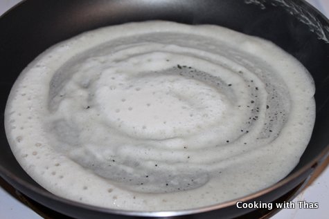 Making-dosa