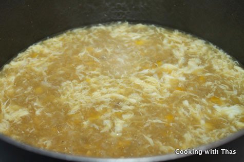 addding egg