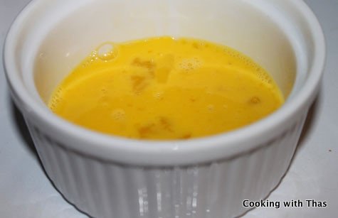 beaten egg