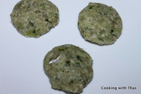 making anchovy cutlet