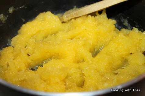 mashed squash